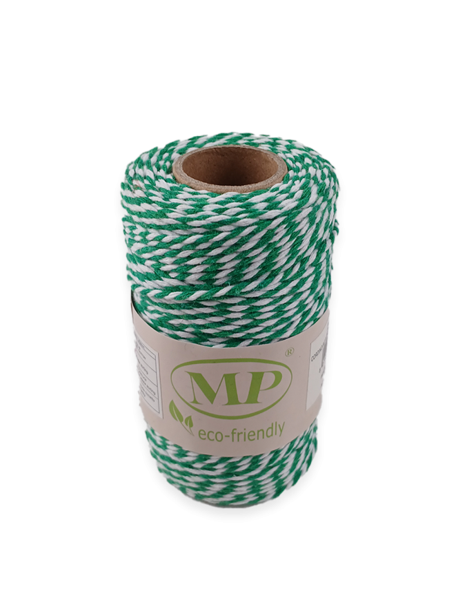 Cordel bicolor 2mm x 100mt. Varios colores