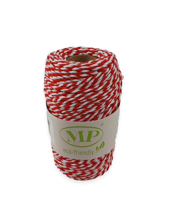 Cordel bicolor 2mm x 100mt. Varios colores