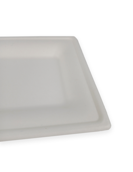 Bandeja Rect. Caña de azúcar c/Blanco. 260X130mm. 50 Un.