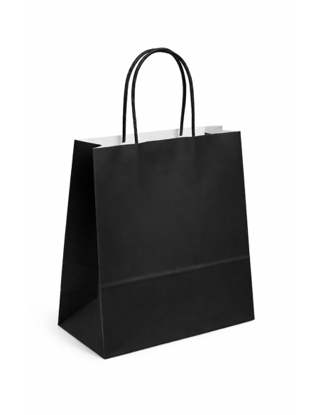 Bolsa asa retorcida 24x12x31 cm. Varios colores. 25 uds