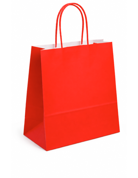 Bolsa asa retorcida 32x12x41 cm. Varios colores. 25 uds