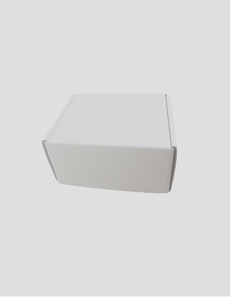 Caja aut. Kraft blanco 485g.155X120X80mm.10U