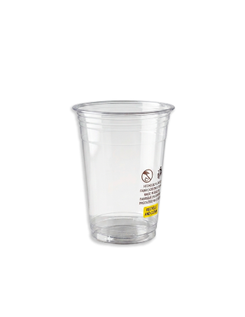 Vaso rPET Transparente. 470 ml.16 0Z. 95 mm. 50 Unid.