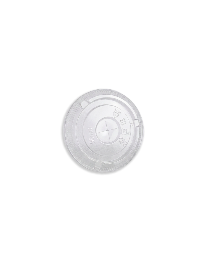 Tapa Pet plana con agujero. 95 MM. (50 UN.)