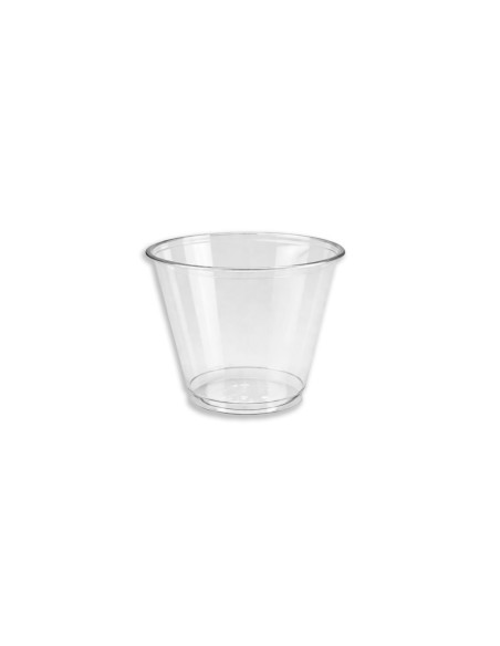 Vaso rPET Transparente. 250 ml. 8 0Z. 95 mm. 50 Unid.