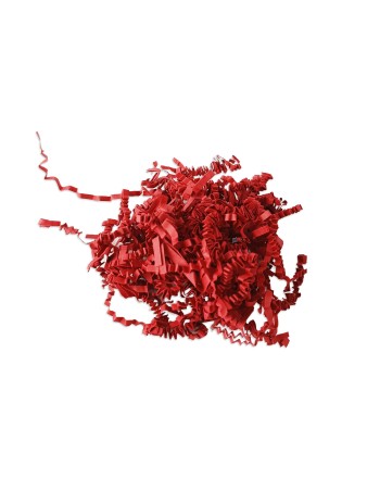 Virutas Rojas papel reciclado. 100 gr
