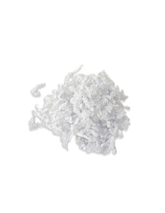 Virutas blancas de papel reciclado para relleno 100 g