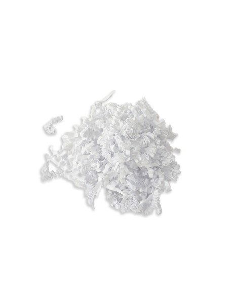 Virutas blancas de papel reciclado para relleno 100 g