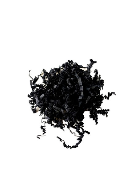 Virutas Negras papel reciclado. 100 gr