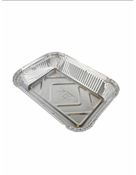 Envase Aluminio Rect .900CC. 177X114mm/H38MM 100 Unid.