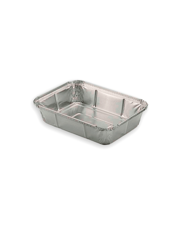 Envase Aluminio Rect. 470 CC.105X80mm/H40 100 Unid.