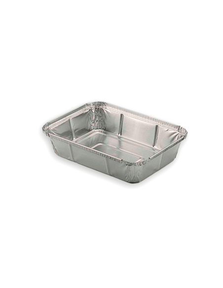 Envase Aluminio Rect. 470 CC.105X80mm/H40 100 Unid.
