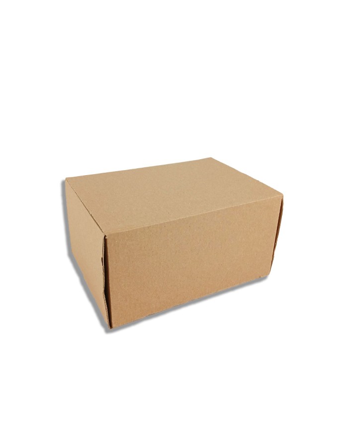Caja de Cartón Automontable 165x126x90 mm | Pack 10 Unidades para Envíos y Embalaje