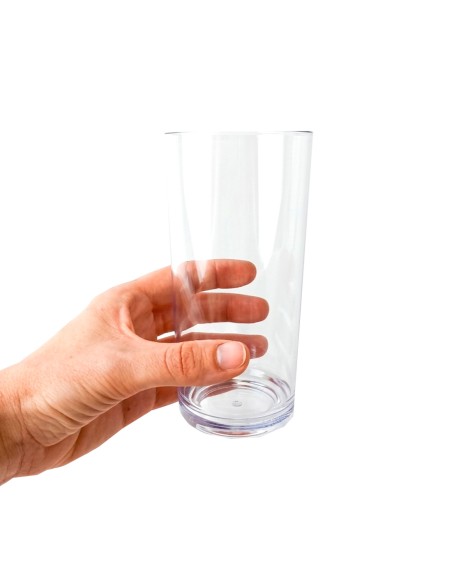 Vaso Tubo SAN Transp. 40 cl. Unidad