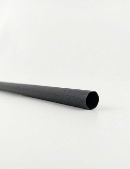 Caña recta fibra vegetal Madera C/Negro 8X23cm.1.000 Unid