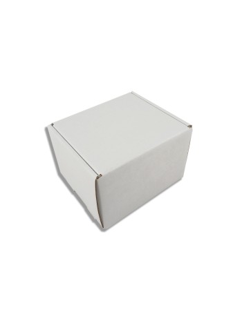 Caja Cartón Aut.Kraft Blanca 485gr.Prem 120X100X80mm.10 U