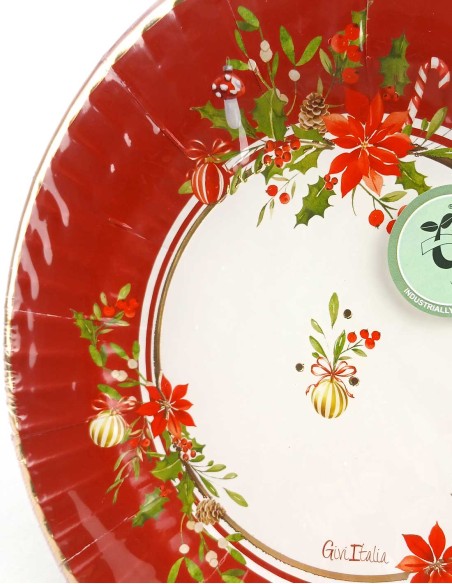 8 Platos Incanto di Natale. Ø 21 cm