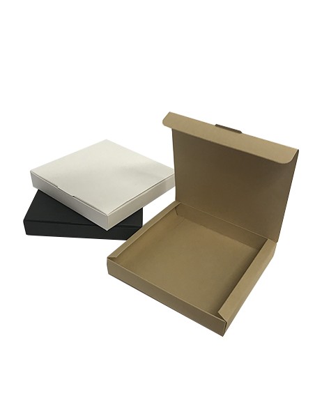 Caja artesanal 19x19x3 cm. Varios colores. 20 uds