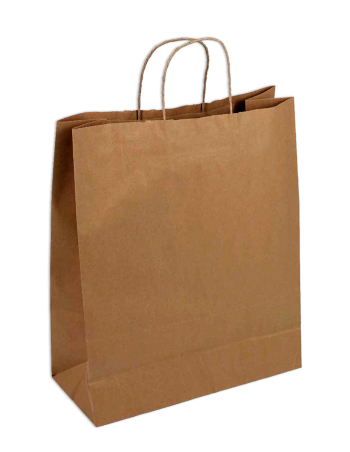 Bolsa asa retorcida 32x12x41 cm. Varios colores. 25 uds